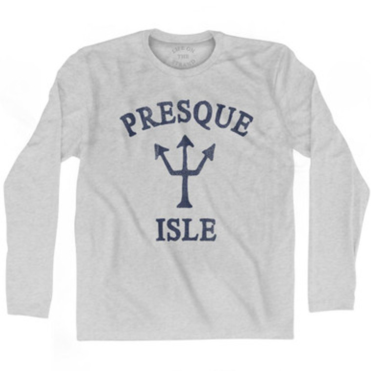 Pennsylvania Presque Isle Trident Adult Cotton Long Sleeve T-Shirt by Ultras