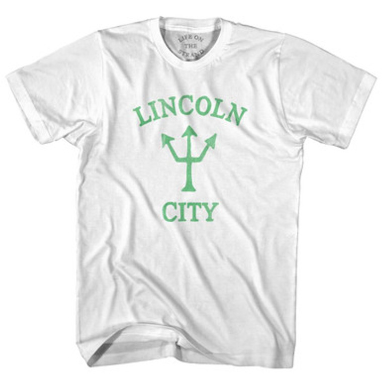 Oregon Lincoln City Emerald Art Trident Womens Cotton Junior Cut T-Shirt by Ultras