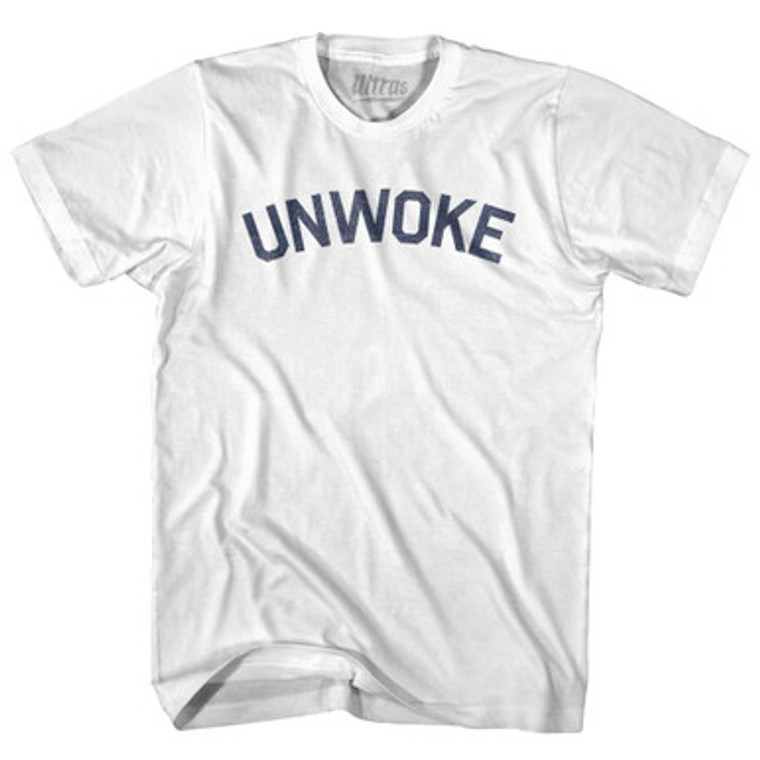 Unwoke Adult Cotton T-shirt by Ultras