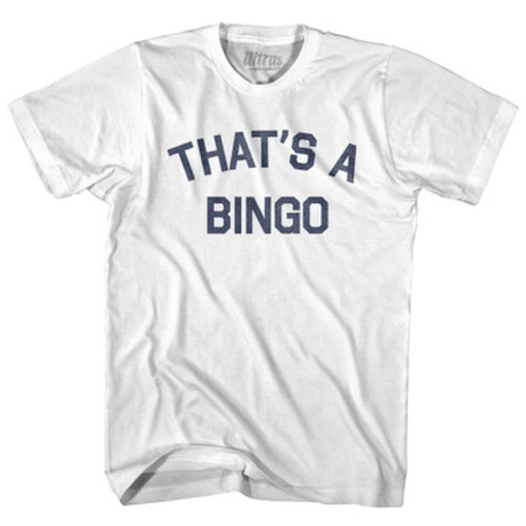 Thats A Bingo Women Cotton Junior Cut T-Shirt by Ultras