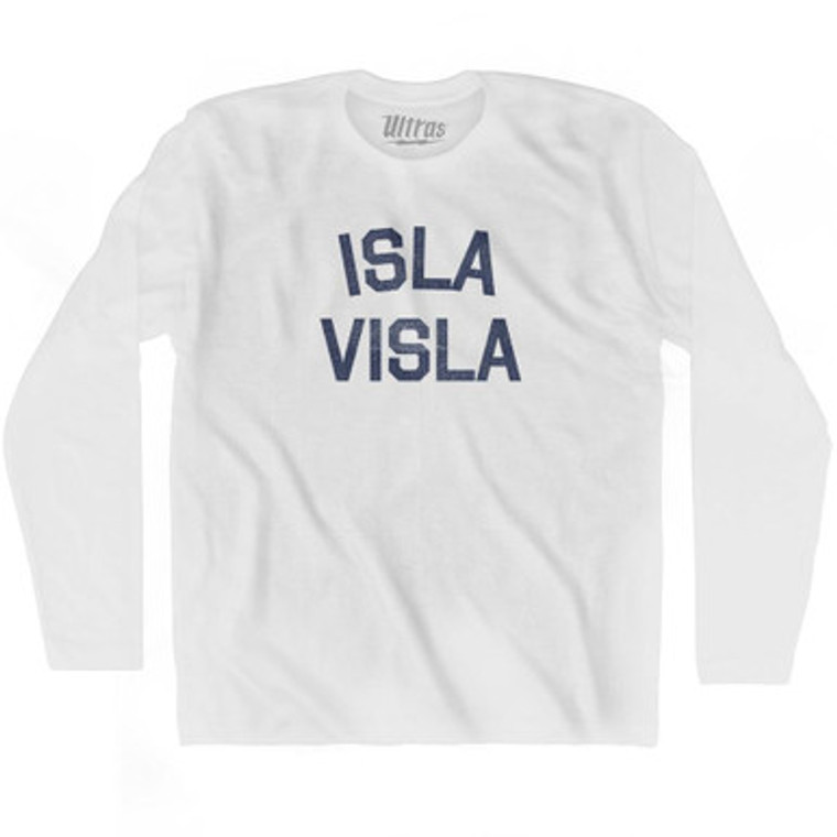 Isla Visla Adult Cotton Long Sleeve T-shirt by Ultras