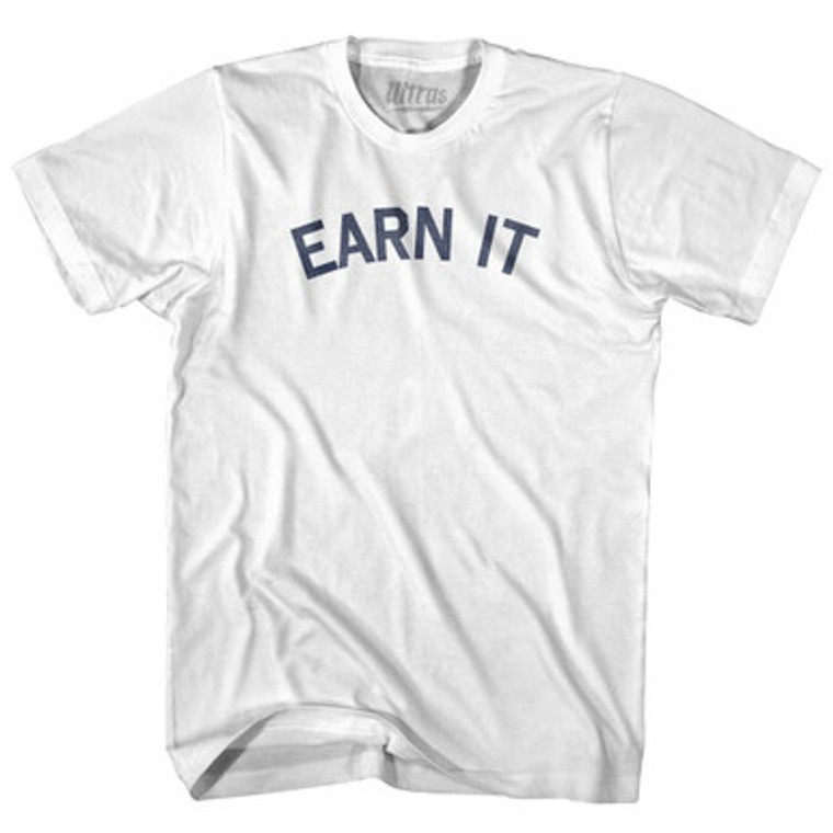 Earn It Women Cotton Junior Cut T-Shirt by Ultras
