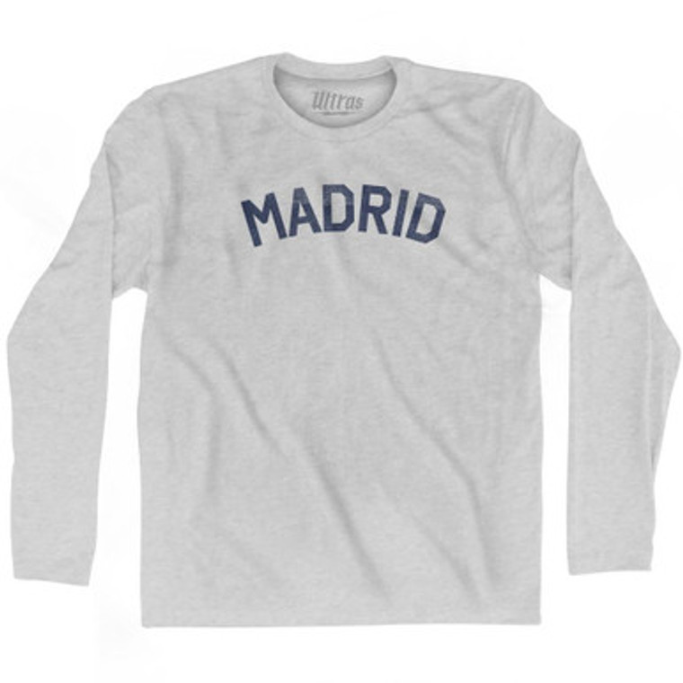 MADRID Adult Cotton Long Sleeve T-shirt by Ultras