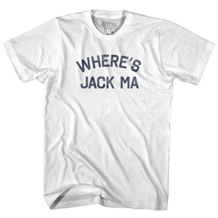 Where Is Jack Ma Adult Cotton T-shirt by Ultras