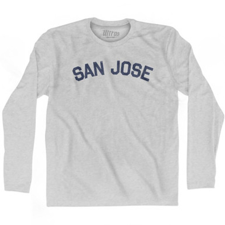 SAN JOSE Adult Cotton Long Sleeve T-shirt by Ultras