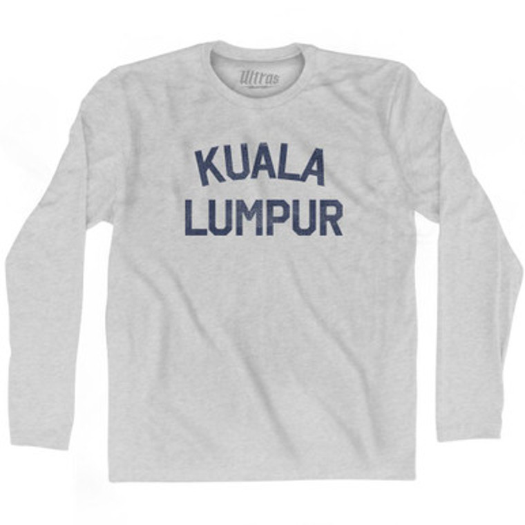KUALA LUMPUR Adult Cotton Long Sleeve T-shirt by Ultras KUALA LUMPUR Adult Cotton Long Sleeve T-shirt by Ultras