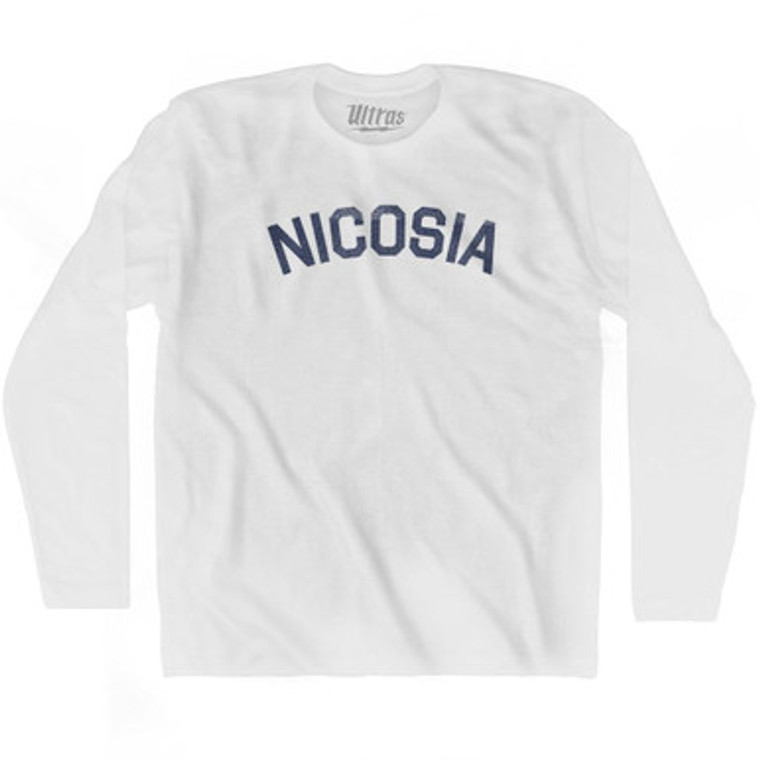 NICOSIA Adult Cotton Long Sleeve T-shirt by Ultras