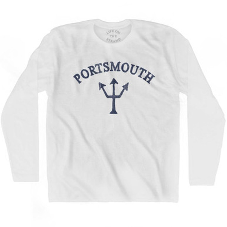 Portsmouth Trident Adult Cotton Long Sleeve T-shirt by Ultras
