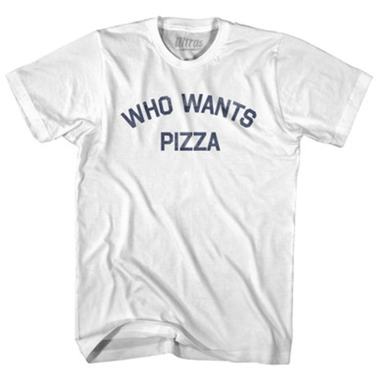 Who Wants Pizza Youth Cotton T-shirt by Ultras