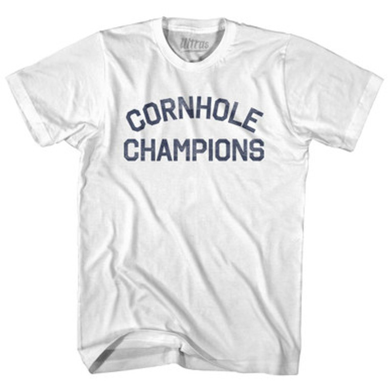 Cornhole Champions Womens Cotton Junior Cut T-Shirt by Ultras