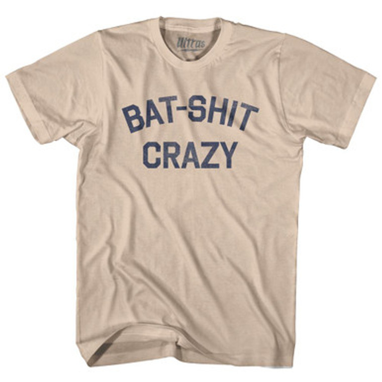 Bat Shit Crazy Adult Cotton T-Shirt by Ultras