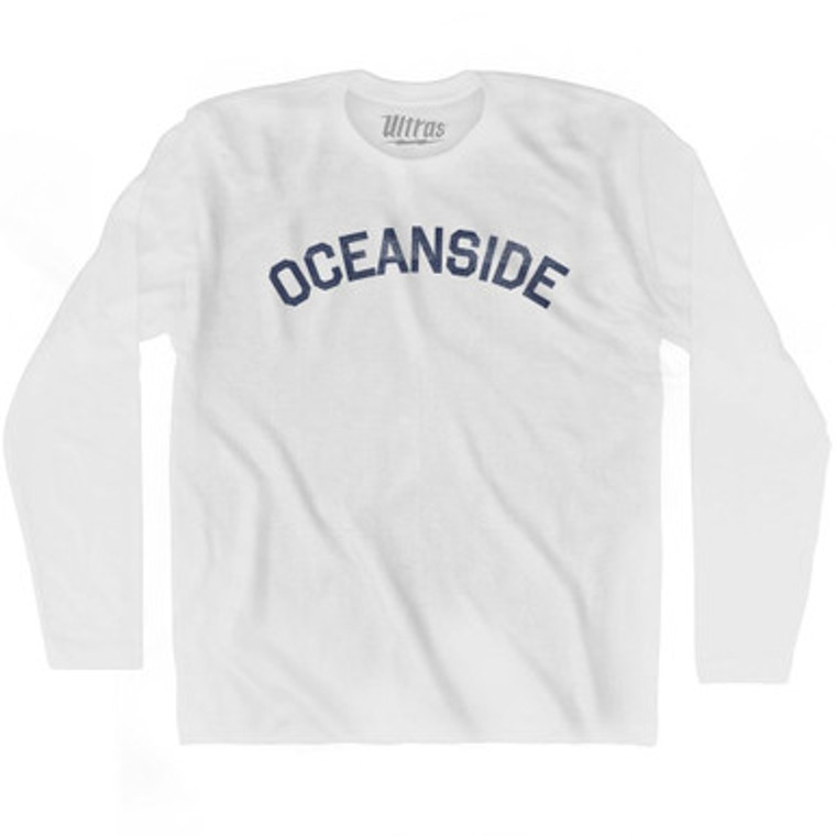 Oceanside Adult Cotton Long Sleeve T-shirt by Ultras