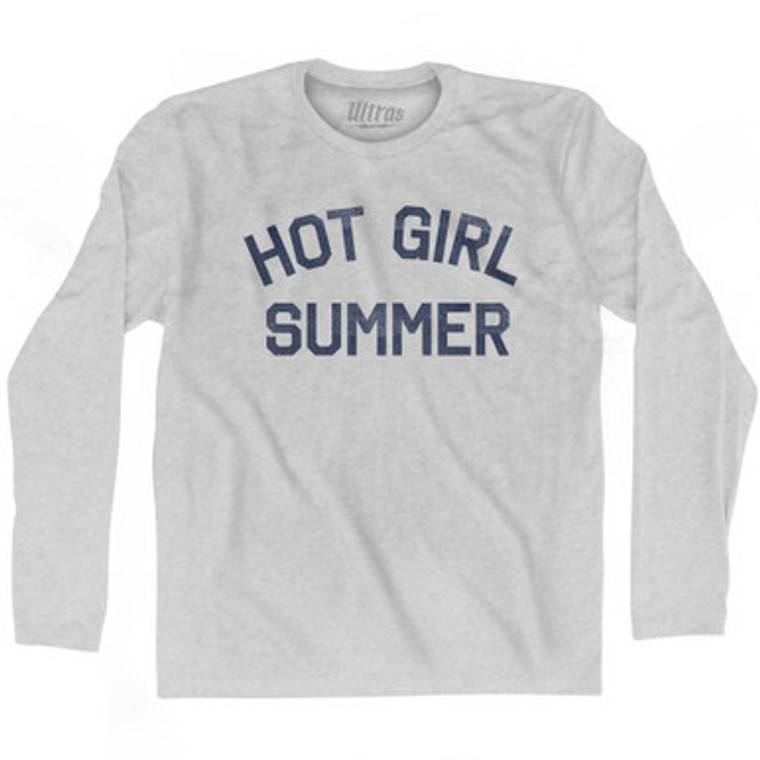 Hot Girl Summer Adult Cotton Long Sleeve T-shirt by Ultras