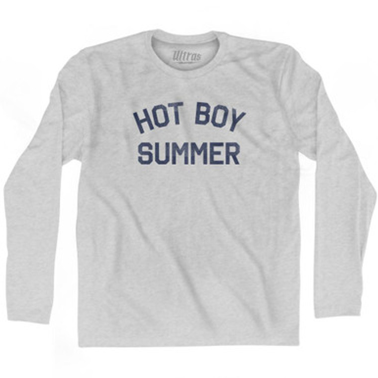 Hot Boy Summer Adult Cotton Long Sleeve T-shirt by Ultras
