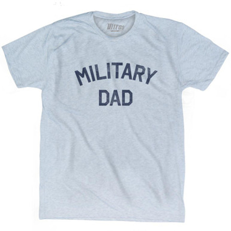 Military Dad Adult Tri-Blend T-Shirt by Ultras