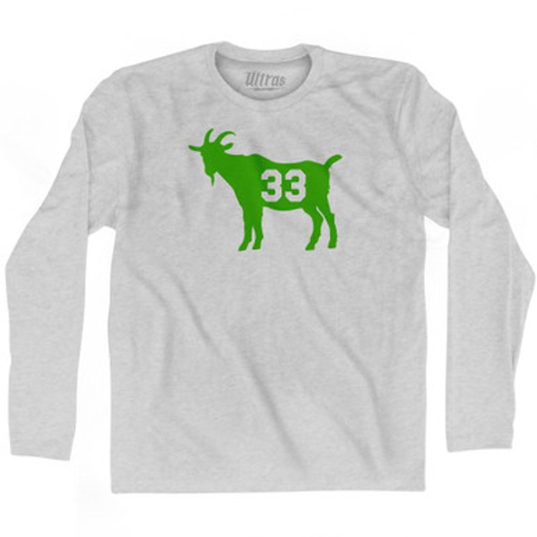 Goat 33 Boston Adult Cotton Long Sleeve T-Shirt by Ultras