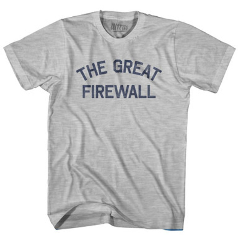 The Great Firewall Womens Cotton Junior Cut T-Shirt by Ultras