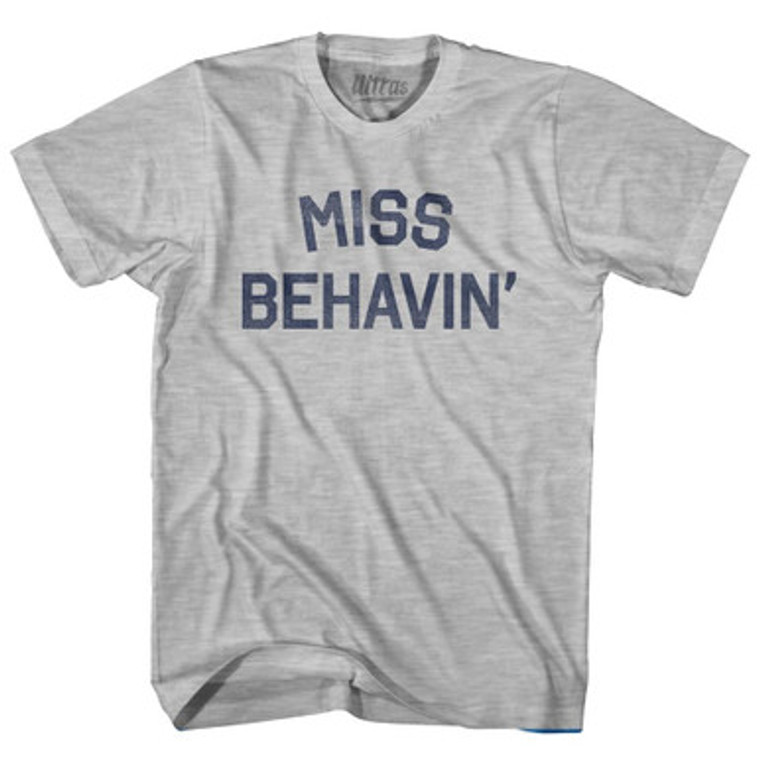 Miss Behavin Adult Cotton T-Shirt by Ultras