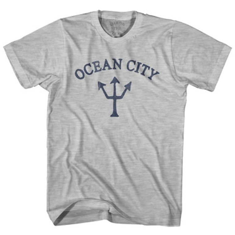Maine Ocean City Trident Youth Cotton T-Shirt by Life on the Strand