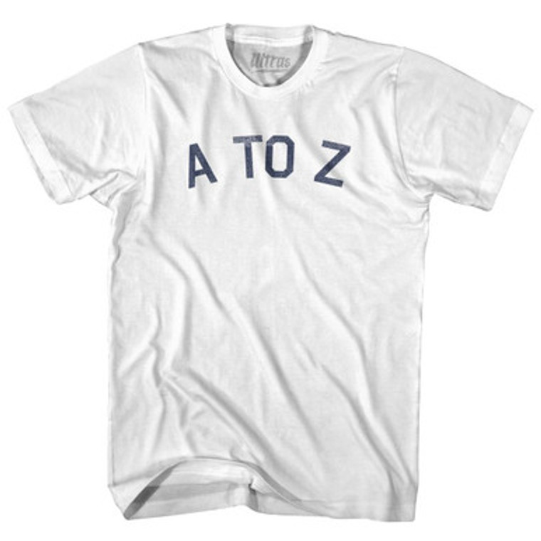 A To Z Adult Cotton T-Shirt by Ultras