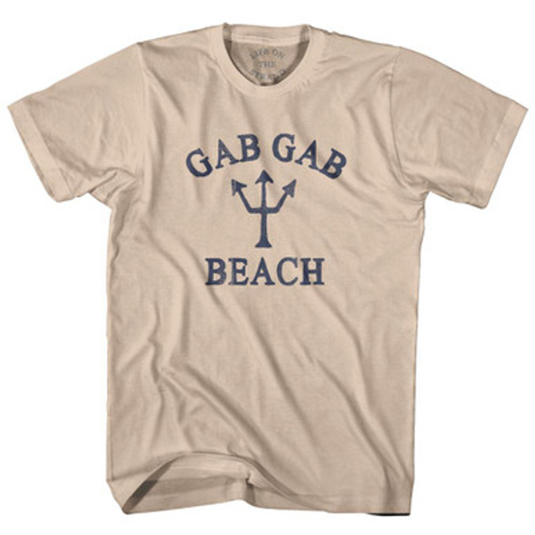 Guam Gab Gab Beach Trident Adult Cotton T-Shirt by Ultras