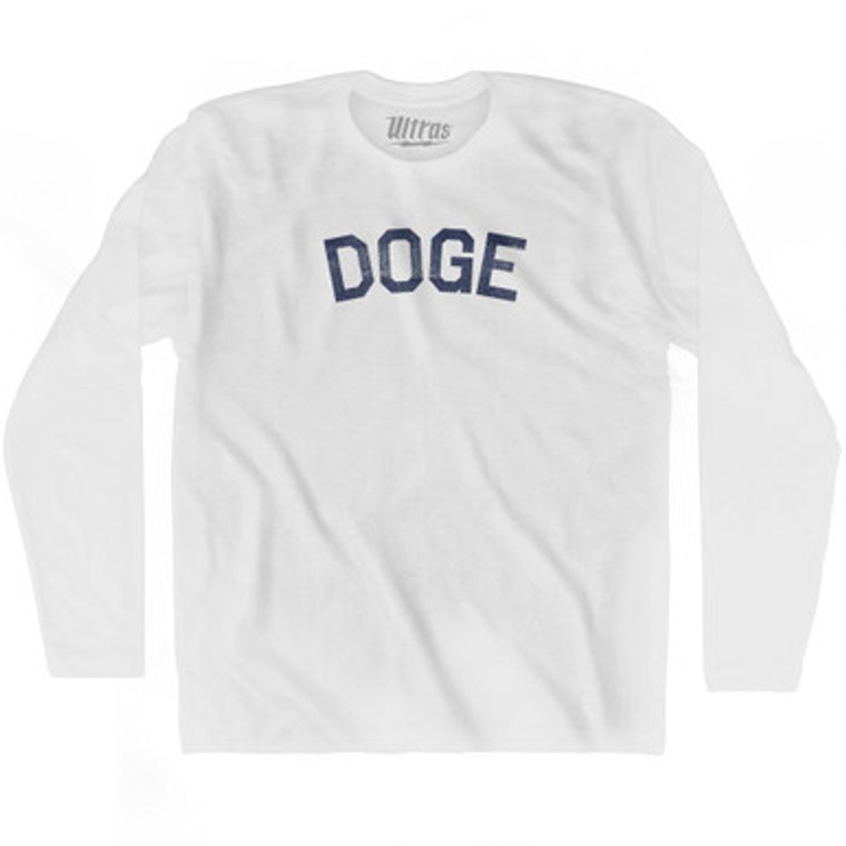 Doge Adult Cotton Long Sleeve T-Shirt by Ultras