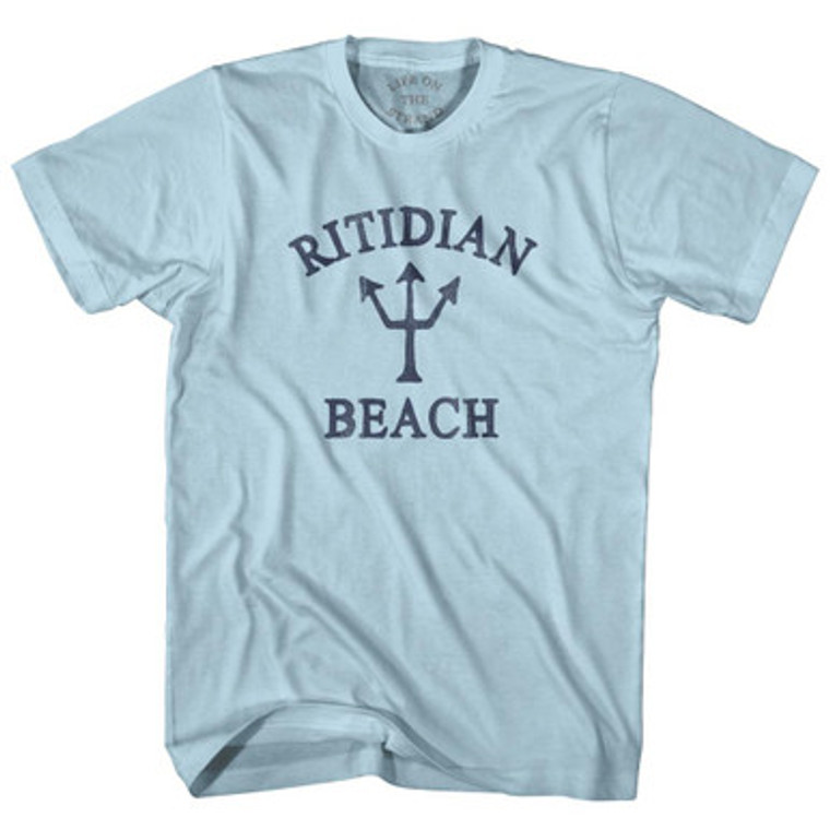 Guam Ritidian Beach Trident Adult Cotton T-Shirt by Ultras