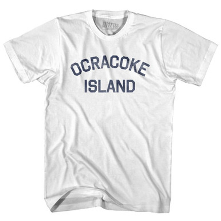 Ocracoke Island Womens Cotton Junior Cut T-Shirt by Ultras