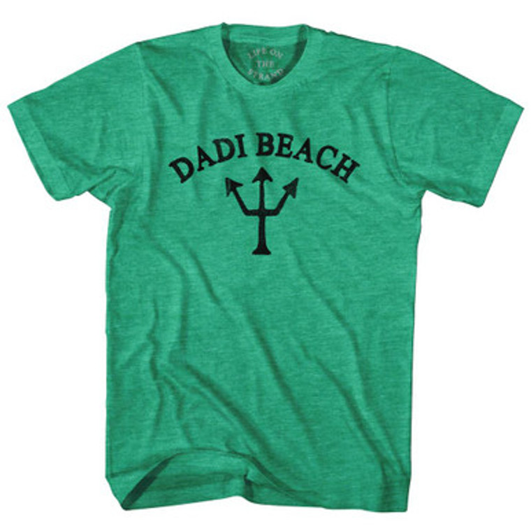 Guam Dadi Beach Trident Adult Tri-Blend T-Shirt by Ultras