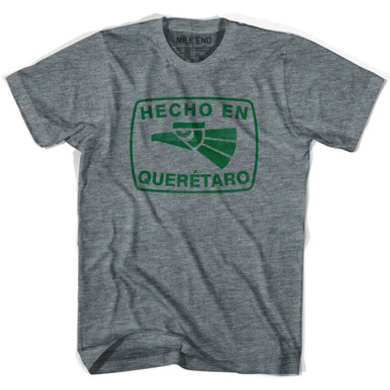 Hecho En Queretaro Vintage T-shirt-Adult - Athletic Grey