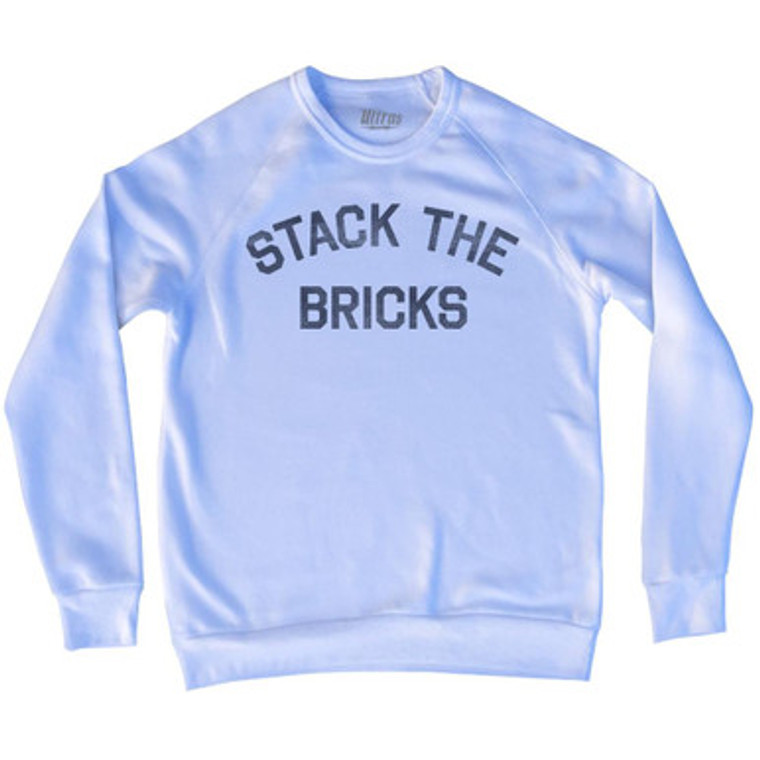Stack The Bricks Adult Tri-Blend Sweatshirt by Ultras