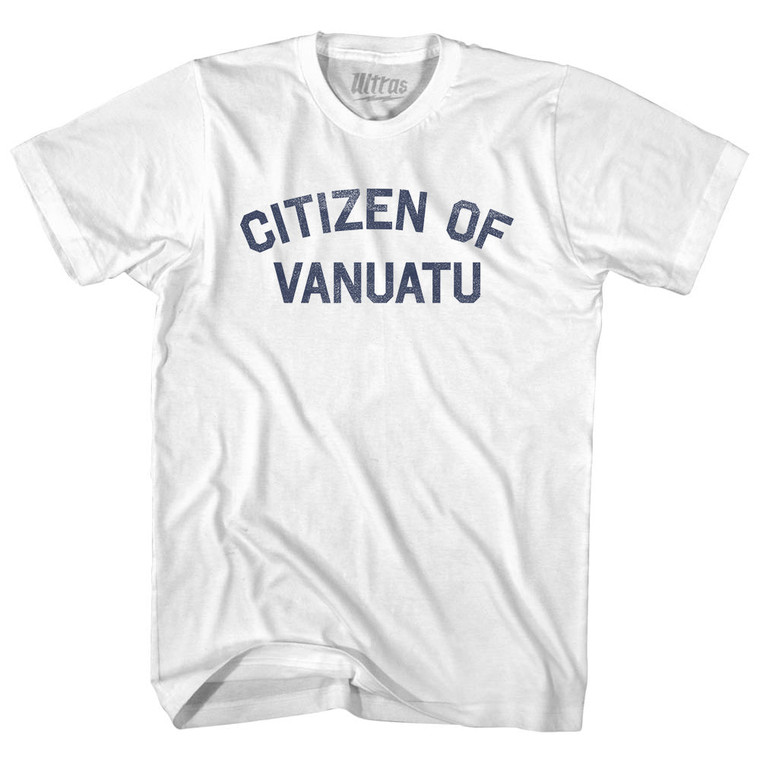 Citizen Of Vanuatu Youth Cotton T-shirt - White