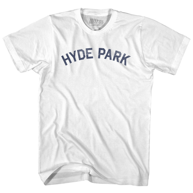 Hyde Park Adult Cotton T-shirt - White