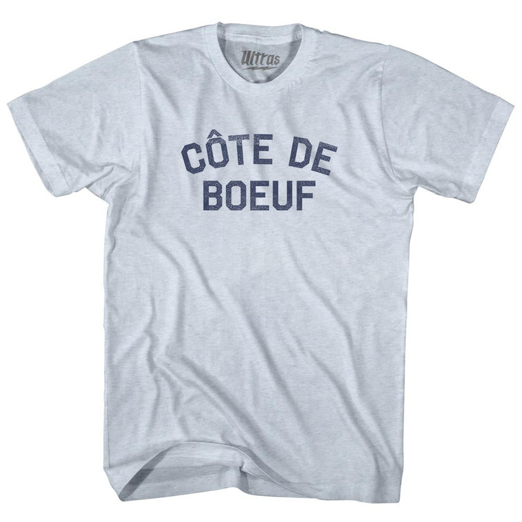 Cote De Boeuf Adult Tri-Blend T-shirt - Athletic White