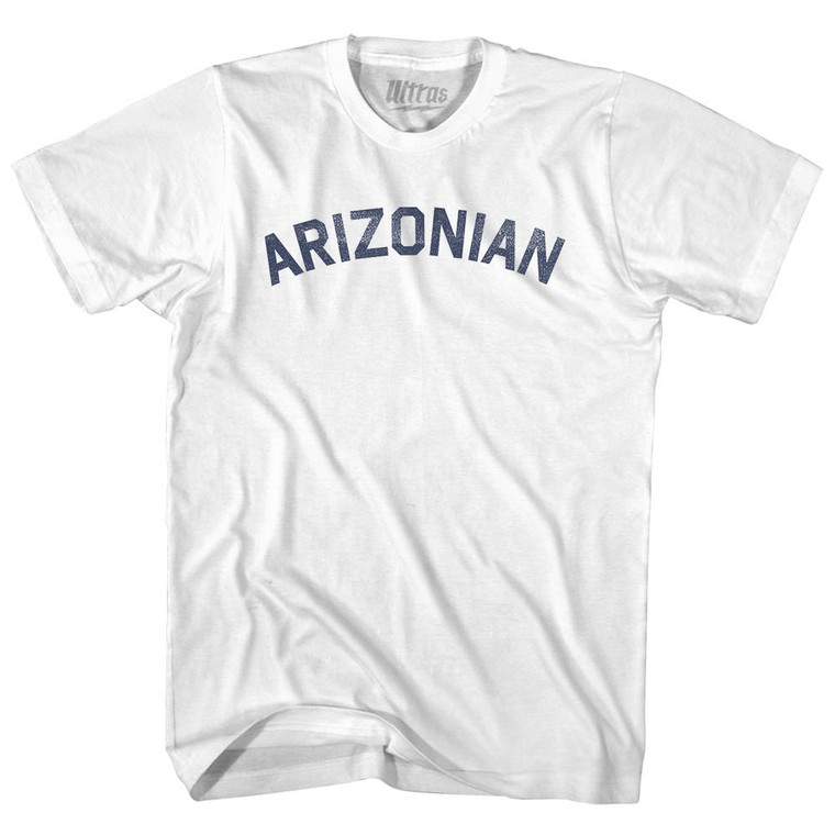 Arizonian Womens Cotton Junior Cut T-Shirt - White