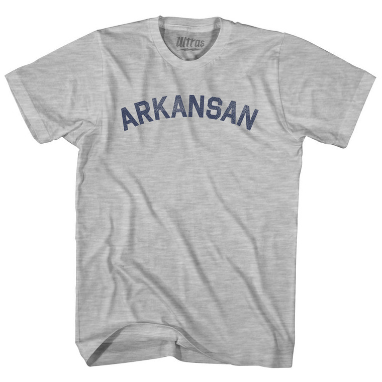 Arkansan Youth Cotton T-shirt - Grey Heather