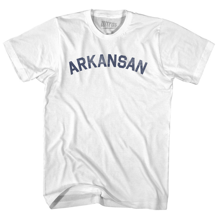 Arkansan Adult Cotton T-shirt - White