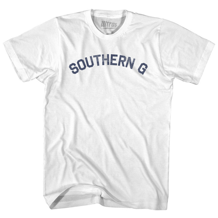 Southern G Womens Cotton Junior Cut T-Shirt - White