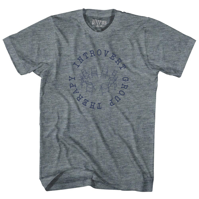 Introvert Group Therapy Womens Tri-Blend Junior Cut T-Shirt - Athletic Grey Introvert Group Therapy Womens Tri-Blend Junior Cut T-Shirt - Athletic Grey