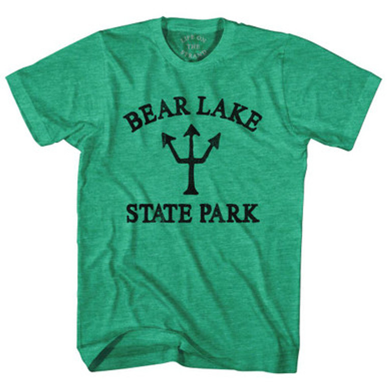 Idaho Bear Lake State Park Trident Adult Tri-Blend T-Shirt by Ultras