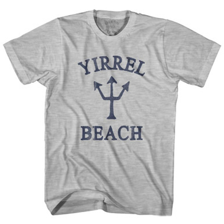 Massachusetts Yirrell Beach Trident Adult Cotton T-Shirt by Life on the Strand
