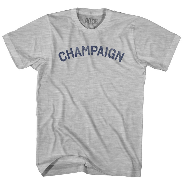 Champaign Youth Cotton T-shirt - Grey Heather