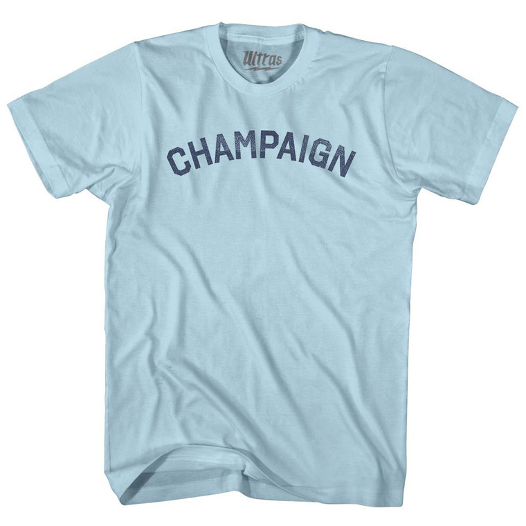 Champaign Adult Cotton T-shirt - Light Blue
