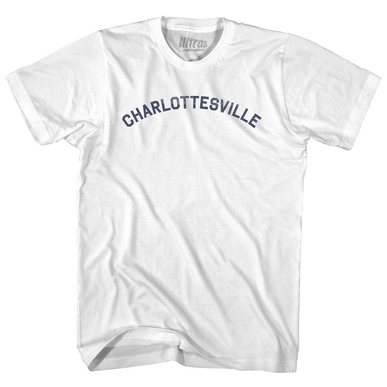 Charlottesville Youth Cotton T-shirt - White