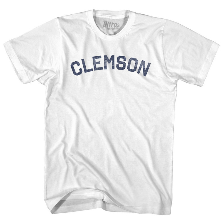 Clemson Adult Cotton T-shirt - White