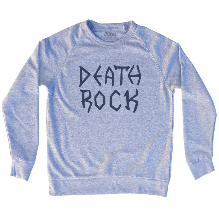 Death Rock Adult Tri-Blend Sweatshirt - Grey Heather