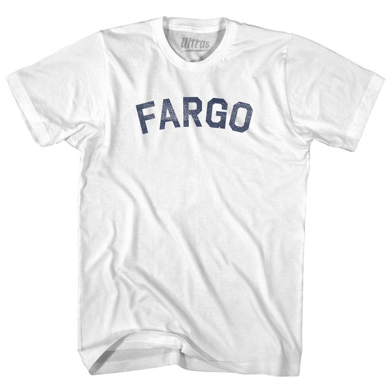 Fargo Womens Cotton Junior Cut T-Shirt - White