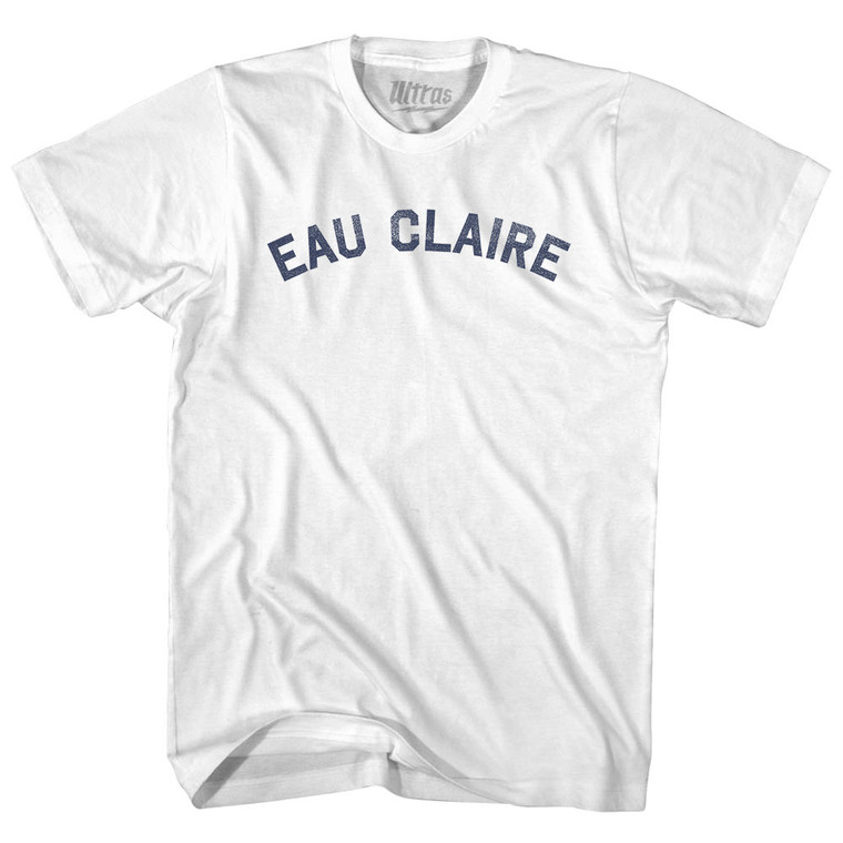 Eau Claire Adult Cotton T-shirt - White