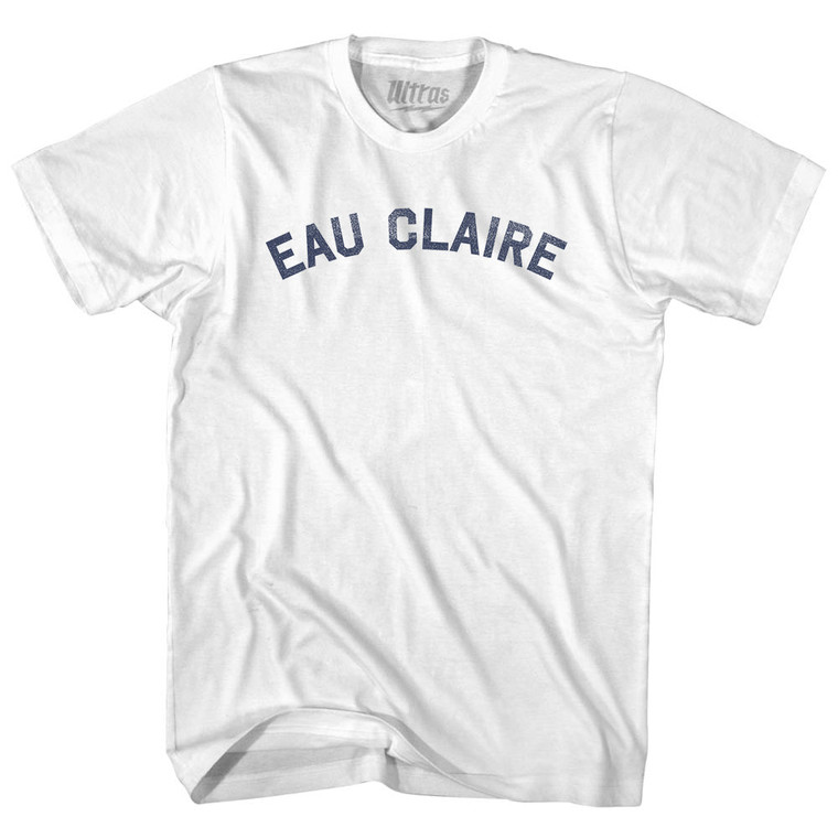 Eau Claire Womens Cotton Junior Cut T-Shirt - White