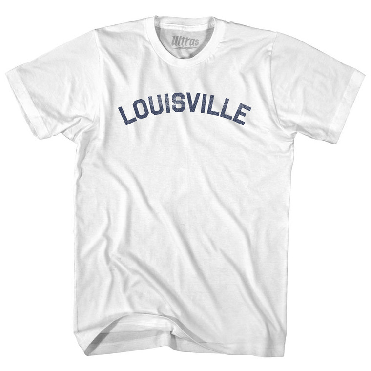 Louisville Adult Cotton T-shirt - White